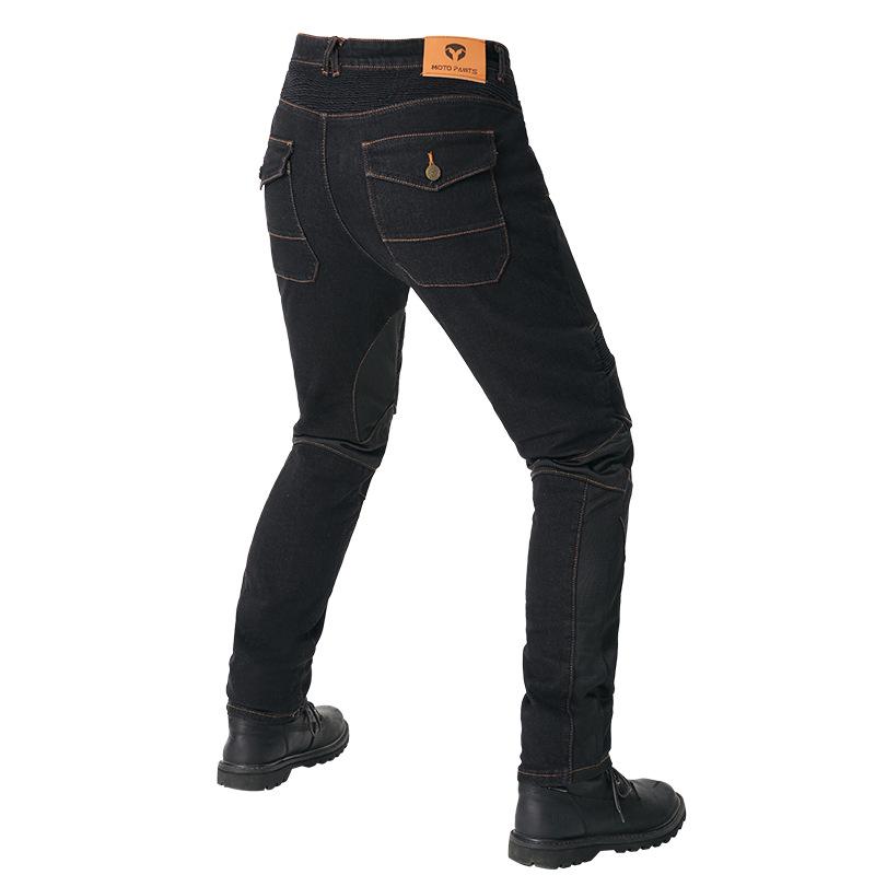 All-Season Motorcycle Riding Jeans with Protective Pads PK-719