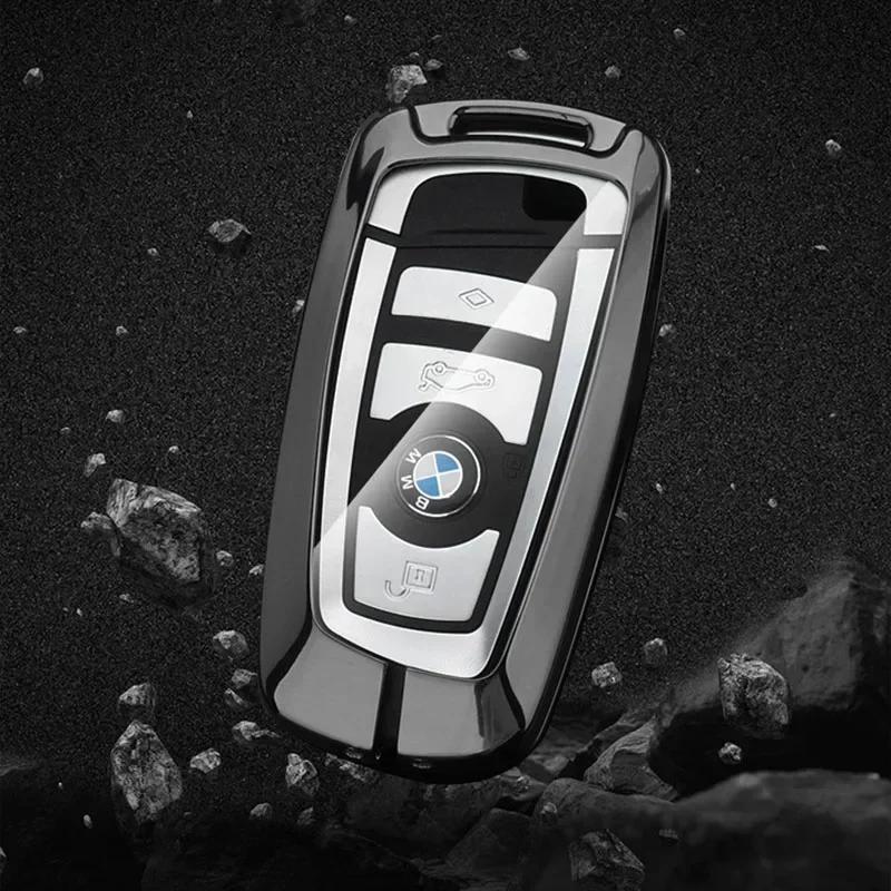 XKUGH1 For BMW New 2025 Carbon Fibre Car Key Fob Cover Cas Accessories For BMW G01 G02 F22 F23 E46 E93 E39 G26 F01 F02 F06 G32 G20 G29