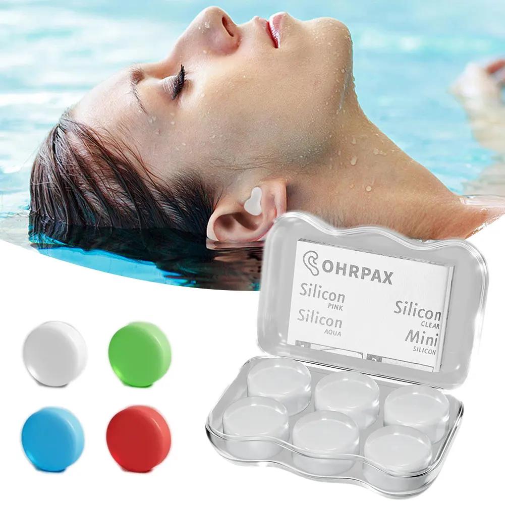 Silicone Mud Earplugs Can Be Shaped Soundproof Noise Reducing Sleeping Swimming and Waterproof