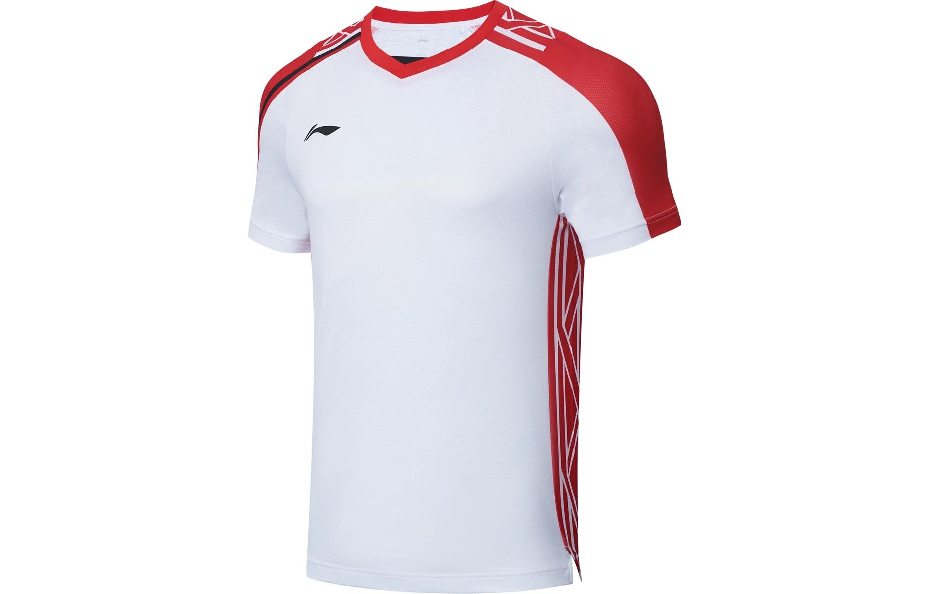 Li Ning T Shirt Unisex Standard White AAYT055-1 2XL