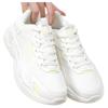 Xtep Comfortable Sports Low-Top Casual Running Shoes Women Sneakers White Yellow 875318320033-5