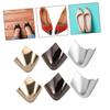BIUDECO Shoe Protectors, Heel Tip Covers for High Heels, Metal Toe Protectors, Various Designs, Perfect for Weddings and Parties, 3 Pairs