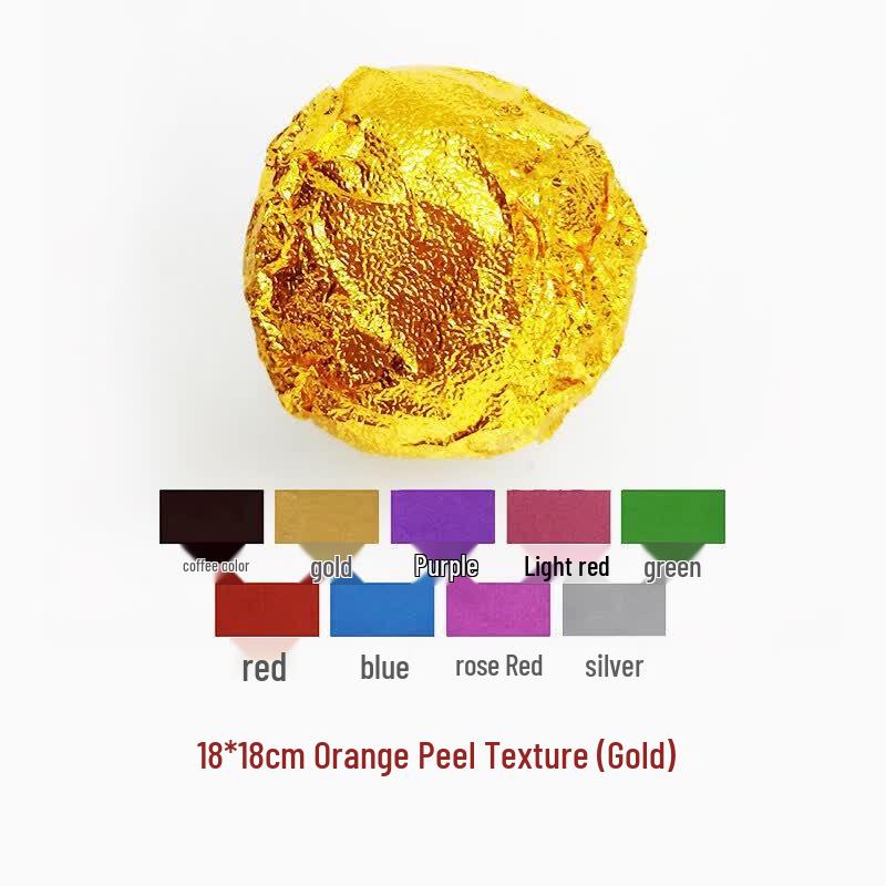 Food Grade Golden Aluminum Foil Packaging Paper