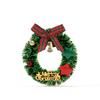 Magnetic Mini Christmas Wreaths Fridger Attachment Decorated Christmas Tree Atmosphere Decoration