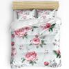 3pcs Bedding Set Pink Plaid Home Textile Duvet Cover Pillow Case Boy Kid Teen Girl Bedding Covers Set