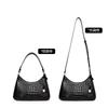 Aidrani New Women's Crocodile Pattern Single Shoulder Crossbody Bag Fashionable and Versatile Cowhide Underarm Bag
