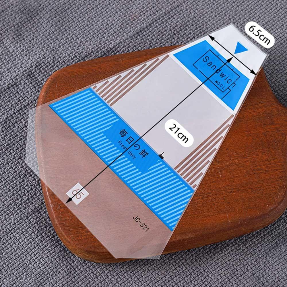 

Толстые мешки для сэндвичей из хлеба Треугольные супер-мешки Прочные пищевые пленки для выпечки Еда Blue B