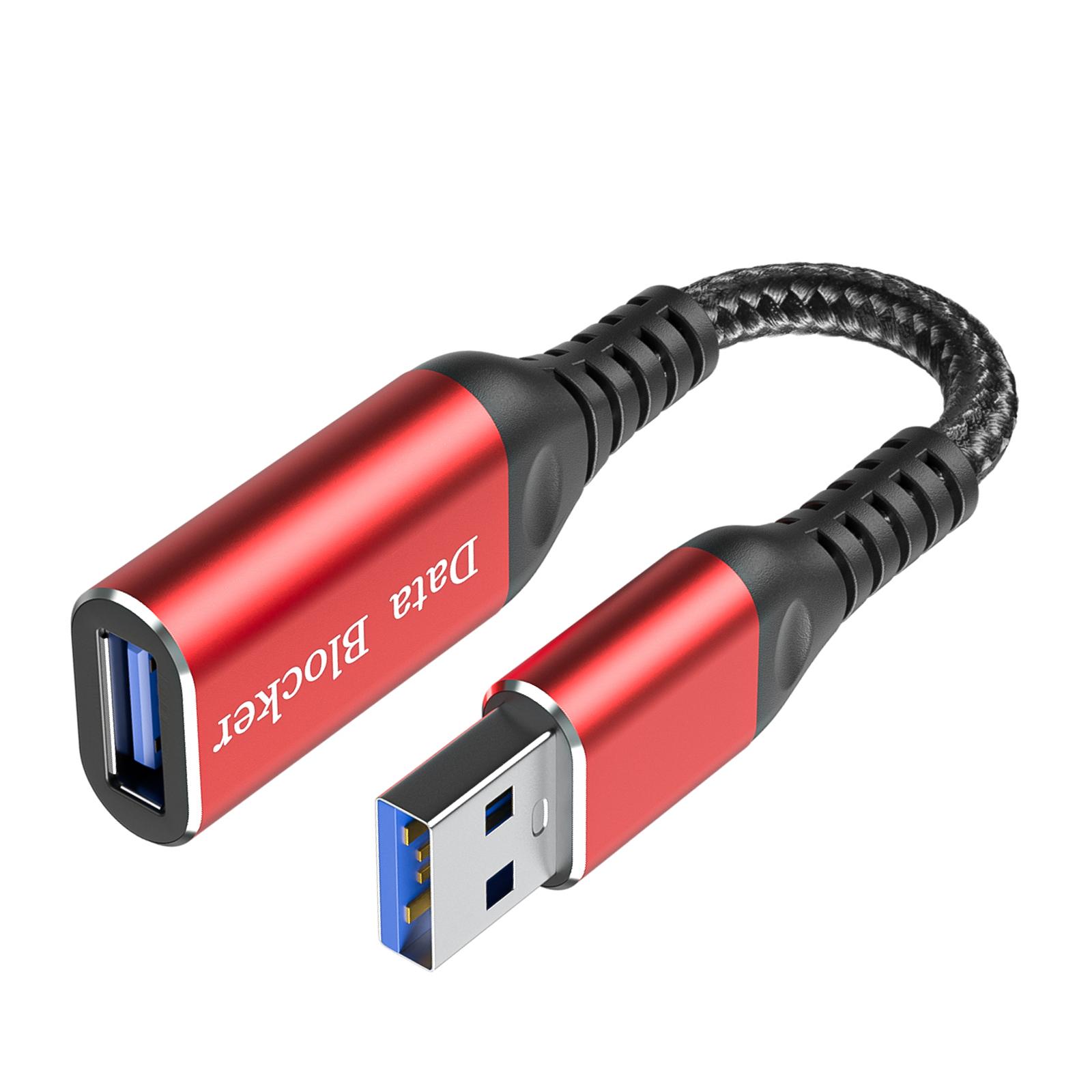 

Кабель USB Data Blocker USB-порт (Female) на USB-порт (Male) Только для зарядки Защищает данные Для нескольких устройств 12 см 1