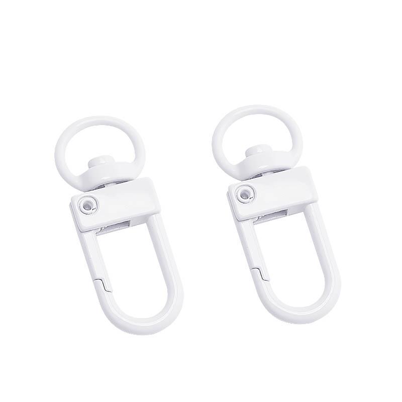10pcs/lot Colorful Alloy Snap Lobster Clasps Hooks Keychain Findings For DIY Key Chains Necklace Bracelet Accessories Wholesale