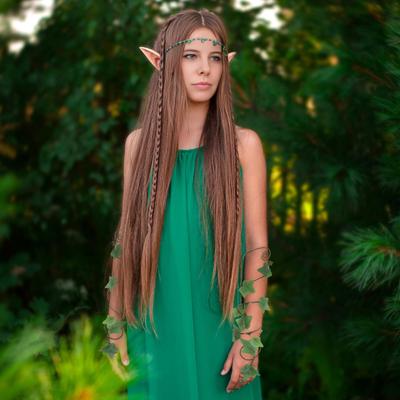 Αναγεννησιακό Νεραϊδένιο Κισσός Περιβραχιόνιο Δασικό Ελφικό Βραχιόλι Δασικό Κοστούμι Μητέρας Φύσης Αποκριάτικα Μεσαιωνικά Αξεσουάρ Cosplay για Ενήλικες Γυναίκες
