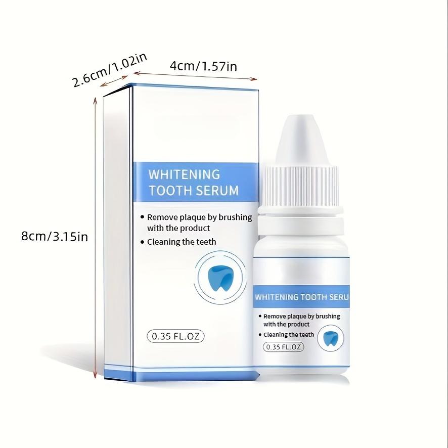 Siero sbiancante per denti, agente sbiancante rapido per denti, utilizzare due volte al giorno, denti visibilmente più bianchi in 1 settimana