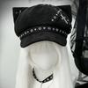 Trendy Painter Hat Eyelet Fashion Hat British Beret for Dating Photography Cabbie Headwear Painter Hat