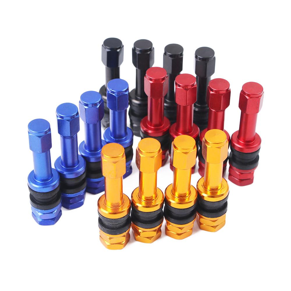 High Pressure Motorcycles Car Wheel Aluminum Zinc Zinc Alloy Bolt-in Tire Valve Stems Valves Dust Caps TR48E