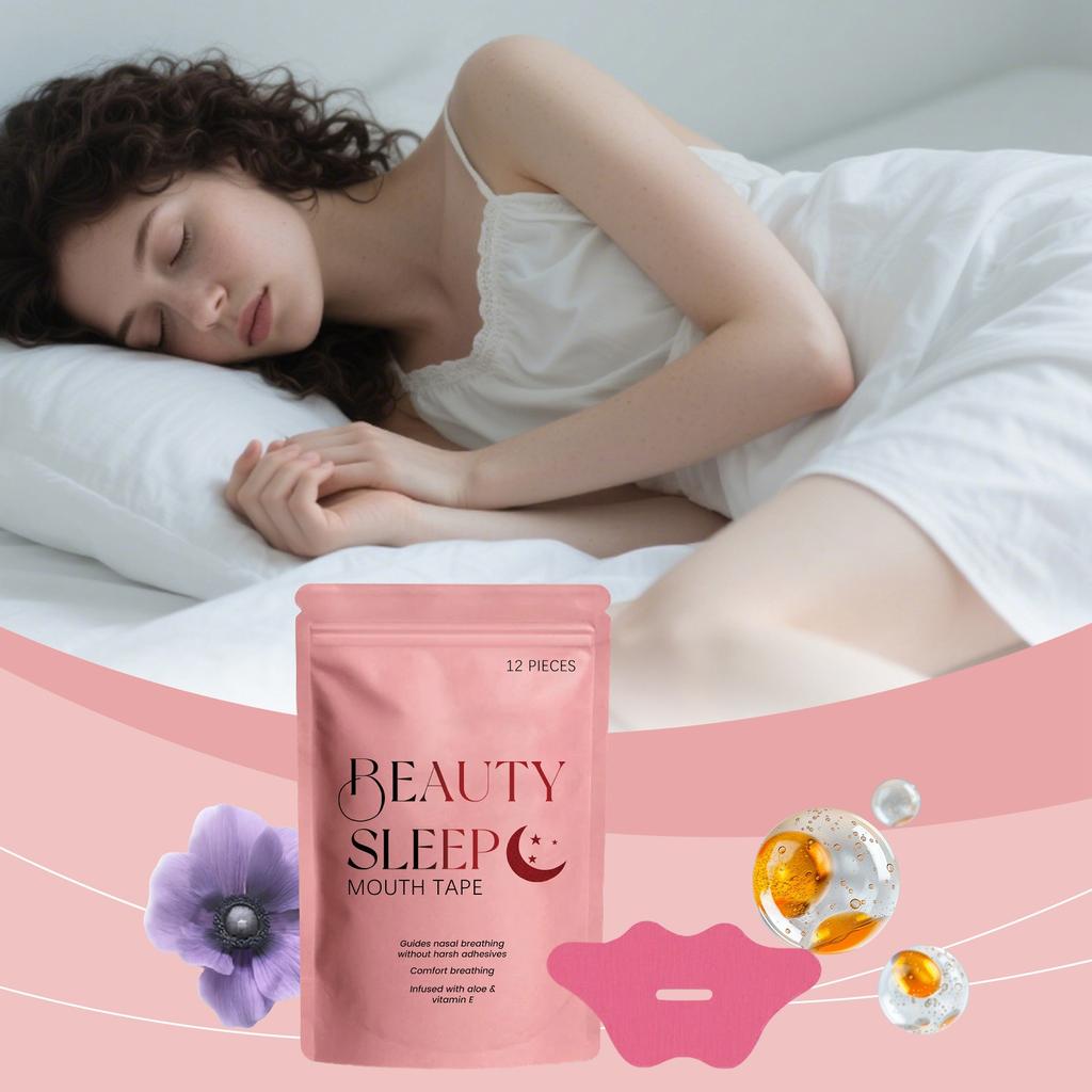 SLEEP MOUTH TAPE SLEEP TAPE, Night Anti-snoring Sleep Aid Tape To Improve Sleep Quality, Comfortable Fit