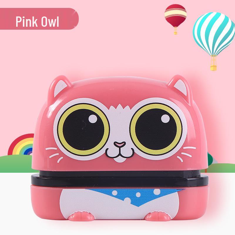 Individueller Cartoon Tier Namensstempel für Kinderkleidung