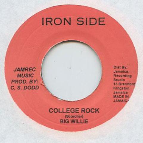 7inch Record BIG WILLIE / BASIL GABBIDON - College Rock (Original Stamper) / E FCD7895 Studio One 1972 Jamaica Reggae, Ska & Dub Used