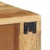 TV Wall Cabinet 100x30x19 Cm Raw Mango Wood