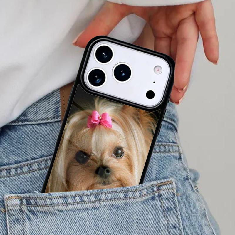 Yorkshire Terrier Yorkie Dog Pet Animal Phone Case for iPhone 17ProMax 12 13 14 15 16e 17 Pro Max Plus Air Cover
