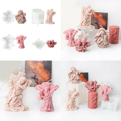 Decoração Fundição Moldes Epóxi Fabricação de Velas 3D Assando Silicone Artesanato 3D Moldes Bonitos Moldes de Silicone Artesanato