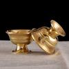 7pcs Brass Tantric Bowl Auspicious Luster Goblet Tibetan Bowl 5.7cm Holy Water Cup Buddhist Home's Gift Desktop Decorative