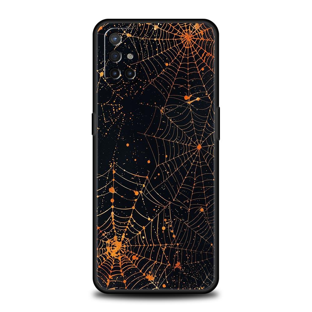 Spider Web Phone Case For Oneplus 13R 13 12R 11 10T 10R Nord N100 N200 N10 10 9 9R 9RT CE 3 2 Z Pro 5G Soft TPU Cover Fundas Bag