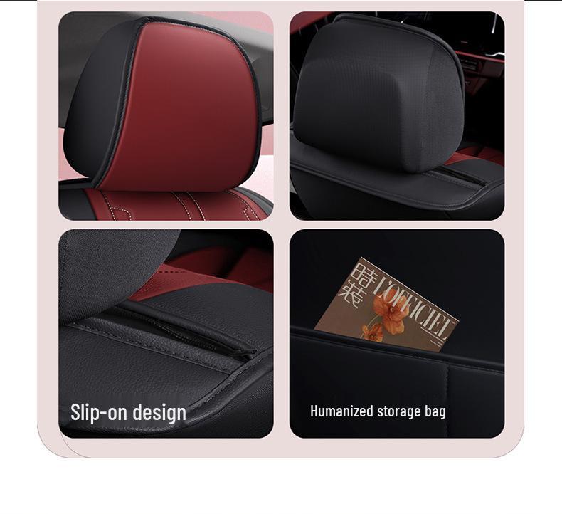 Four-Season Leather Car Seat Cover for Excelle, Corolla, Lavida, Polo, Bora, Emgrand