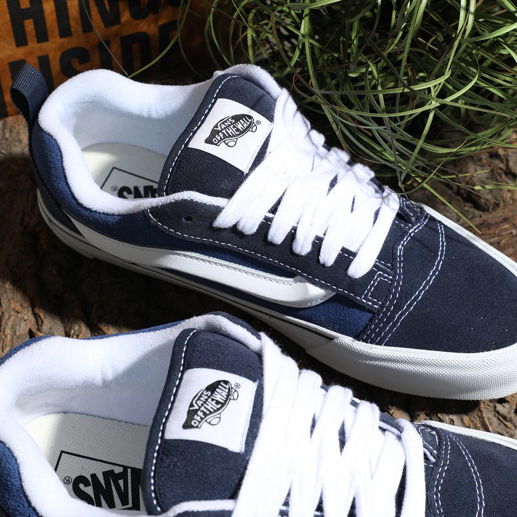 Vans Knu-Skool Navy White Unisex Sneakers Blue True-White VN0009QCNWD