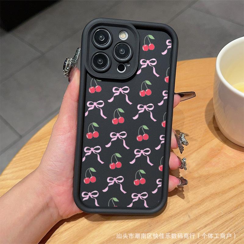 Cute Cherry for iPhone16promax Apple 11/12/13/14/15plus Takahu mobile phone case iPhone XR