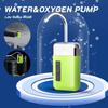Tragbare 3-in-1-Mini-Sauerstoffpumpe mit Luftstein, Schlauch, Sensor, USB-Aufladung, automatischer Wasserpumpe, LED-Beleuchtung für Outdoor-Angeln