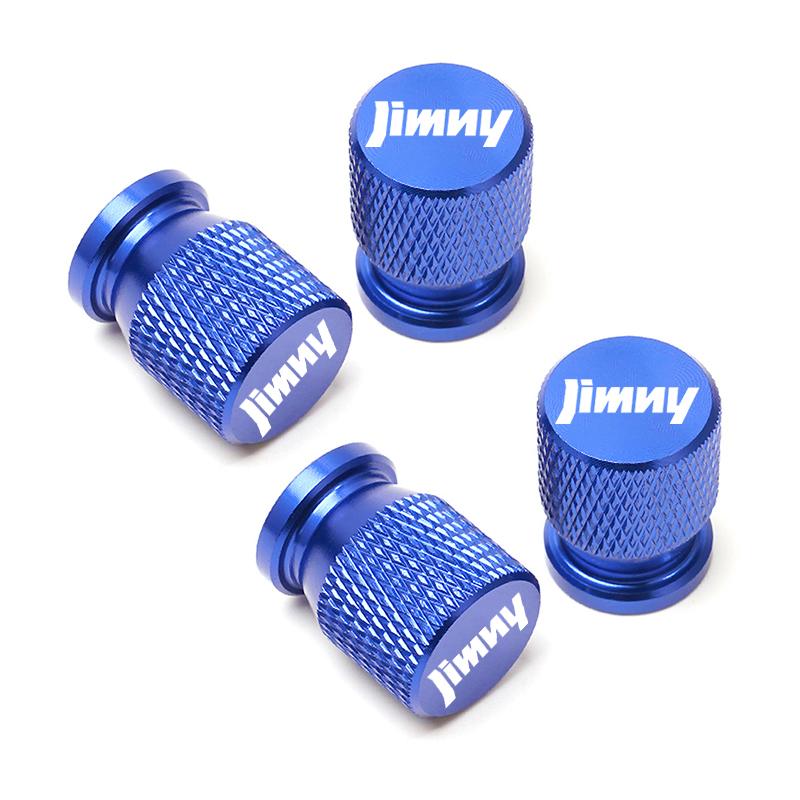 For Suzuki Jimny 4pcs Car Wheel Tire Valve Caps Tyre Stem Covers Airdust Waterproof Accessories