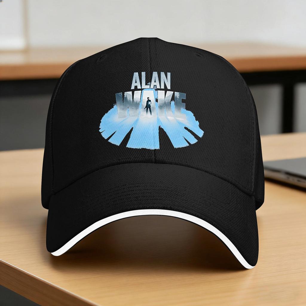 Alan Wake Casual Baseball Cap Summer Trucker Hat Breathable Running Hippie Hip Hop Hats Couple Women Fitted Retro Baseball Caps