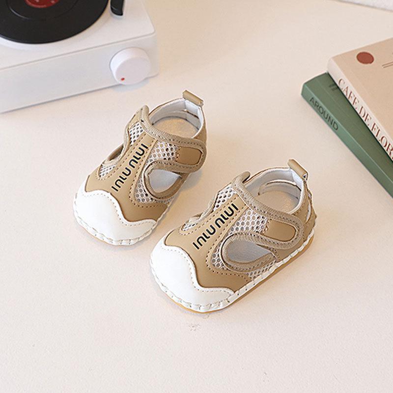 Baby Toddler Soft Sole Shoes With Hook And Loop For Summer Play