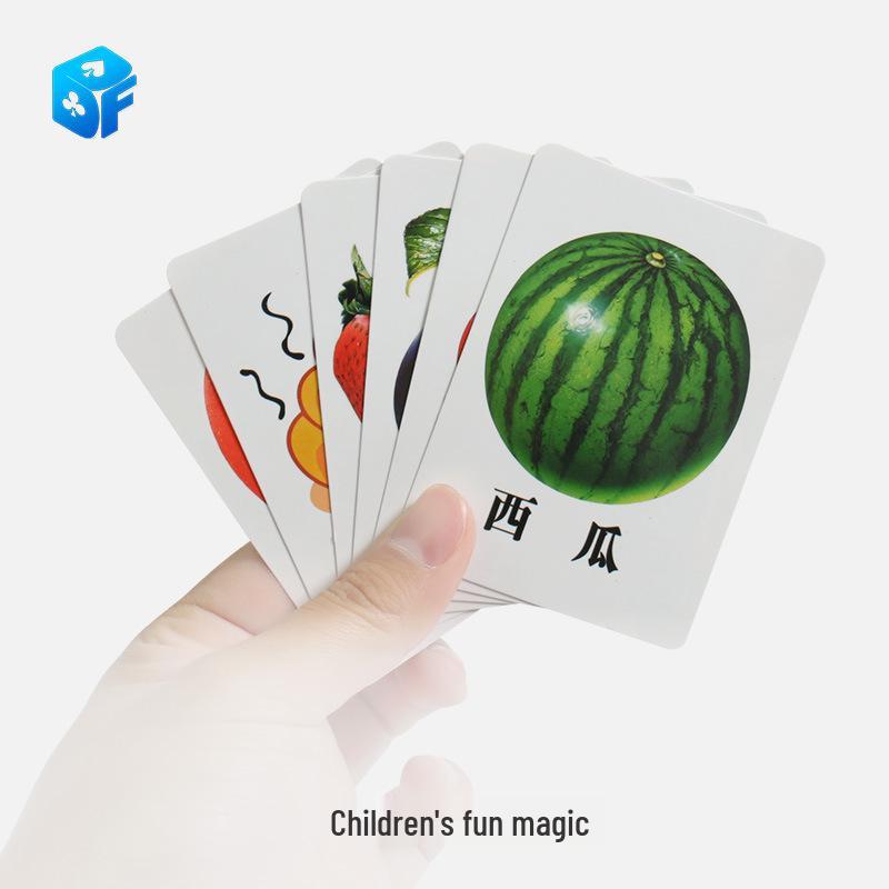 Magic Fruit Beginner Children's Playing Cards – Simple, Changeable, Special Edition