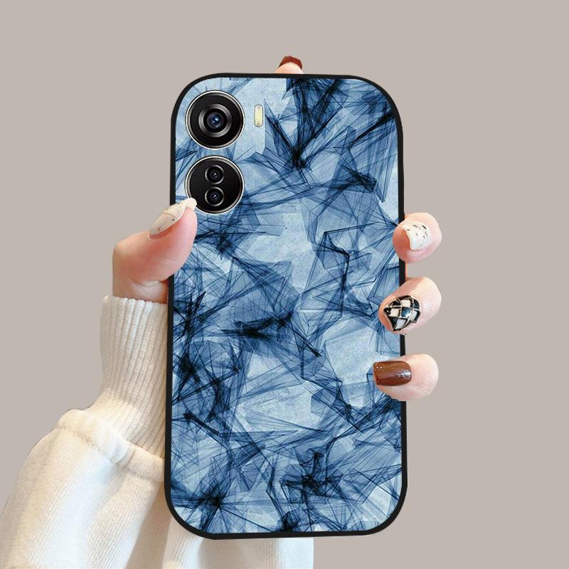 Para ZTE Blade V40 Funda de Diseño V41 Vita Silicona Suave TPU Fundas para Teléfono Para ZTE Axon 40 Lite Moda Lujo Protectoras Fundas Cubierta