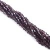 4mm Faceted Diamond Crystal Glass Beads for Handmade Hair Accessories