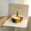 3D Pop-Up Geburtstagskarte mit Umschlag Geburtstagsgrußkarten Perfekte Partyartikel Tolles Geschenk für Familie Freunde Liebhaber