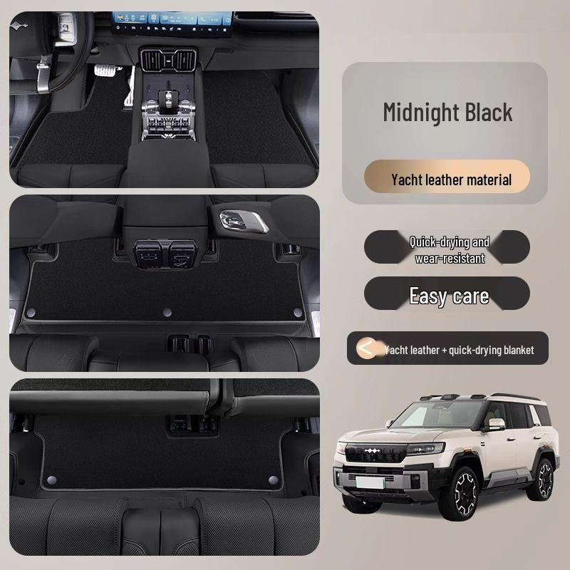 Fang Cheng Bao 8 Car Floor Mats: Full Coverage for 2025 Model, 6 or 7-Seater