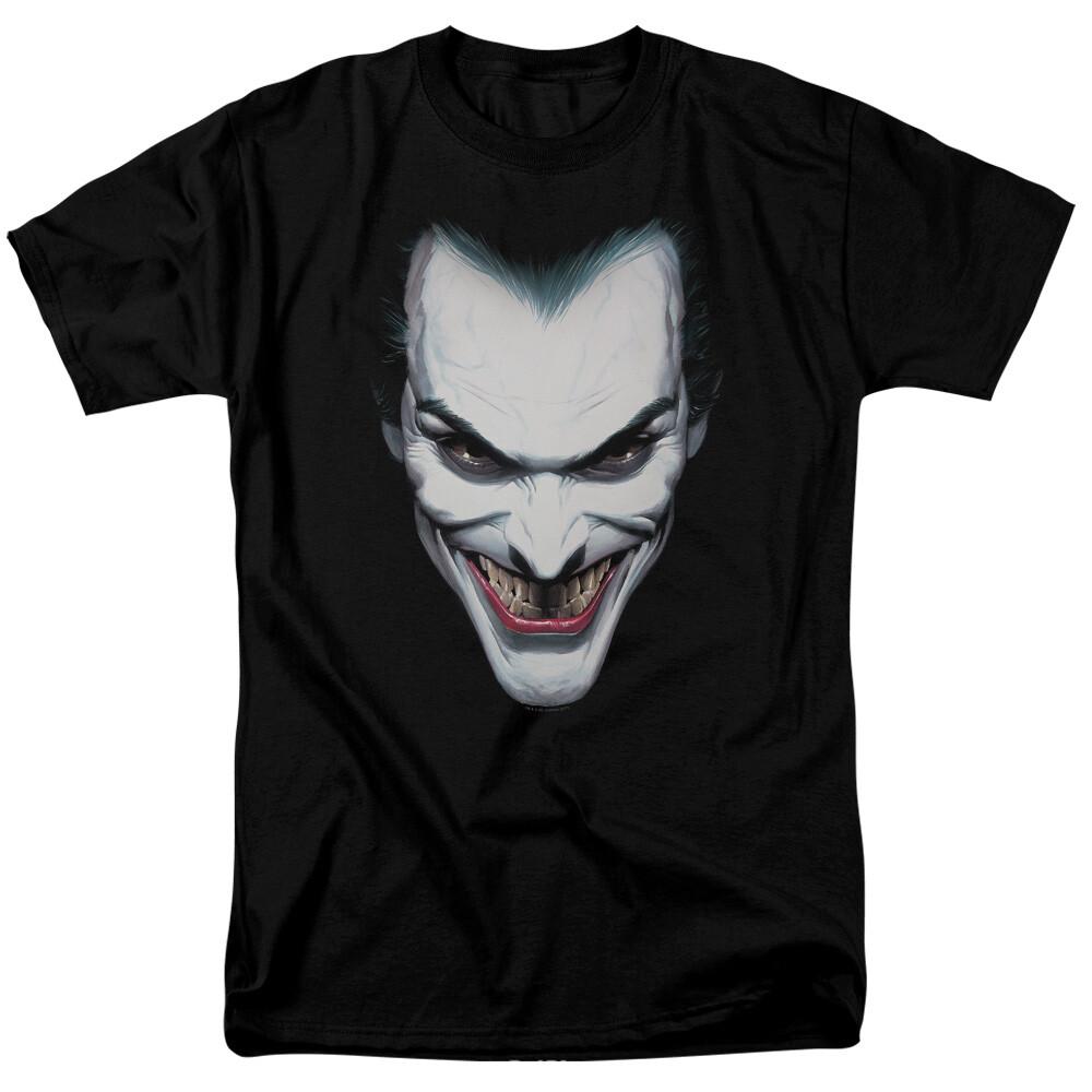 The Joker Portrait T Shirt Licensed Comic Book Tee Black M