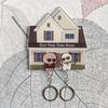 Creative Wall Key Holder Cartoon Keyring Hanger New Bubu Dudu Keychains