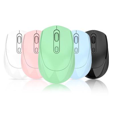 Macron Silent Dual-Mode Bluetooth Wireless Mouse - Rechargeable & Multi-Color Options