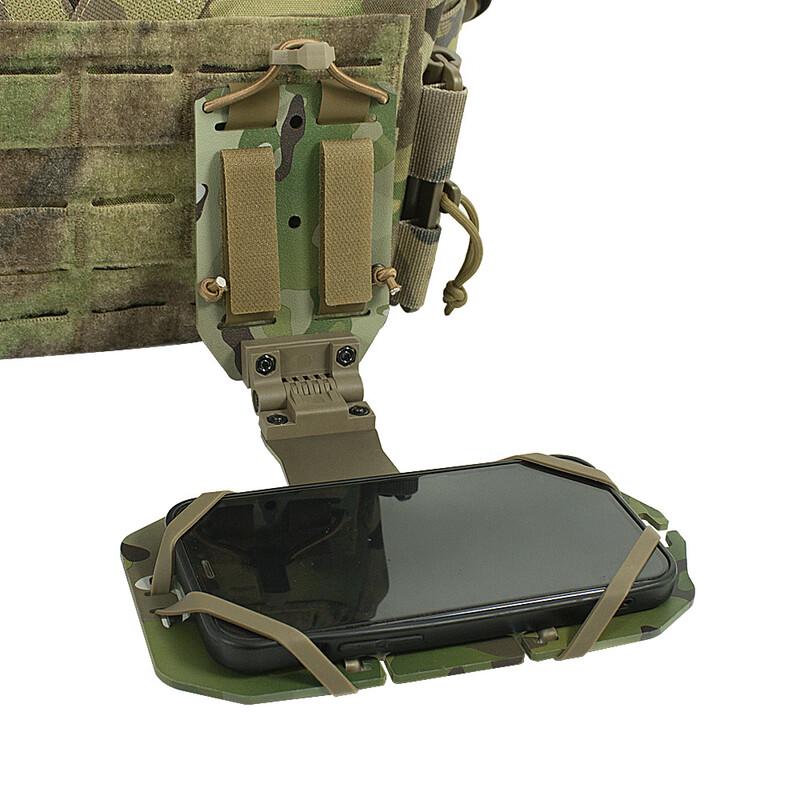 Tactical MOLLE Folding Navigation Board Phone Holder