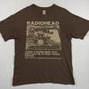 Μπάντα Radiohead 90s Γραφικό Καφέ κοντομάνικο Unisex T-shirt δώρο μπλουζάκι Unisex T-Shirt