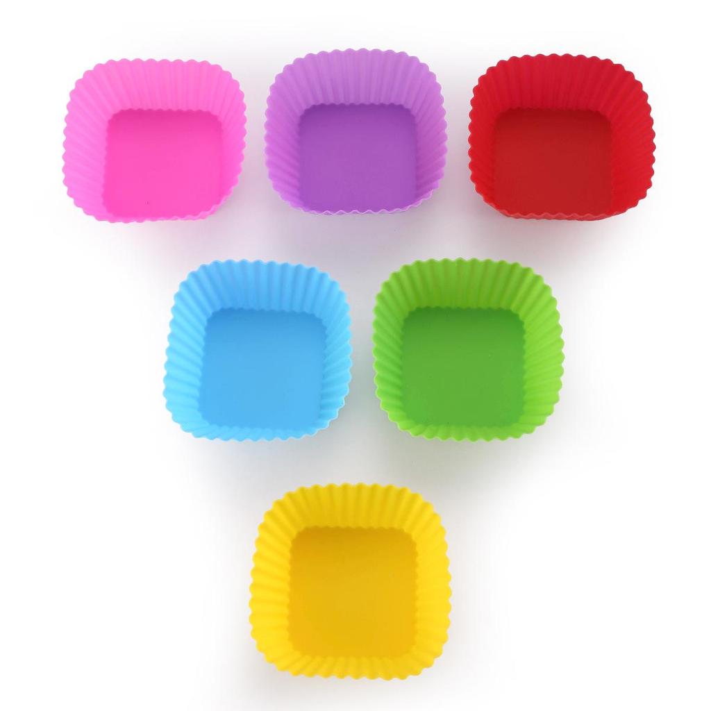 Multi-color Round Silicone Cake & Muffin Baking Cups