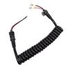 Coiled Trolling Motor Power Cable for Motorguide Xi5 Trolling Motor 72 inch Shaft, Replacement Lead 8M0135682 with Terminal End Layout and Service Use