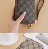 Women's Large Capacity Vintage Monogram Clutch: 2025 Double Zipper Long Wallet & Handheld Phone Bag