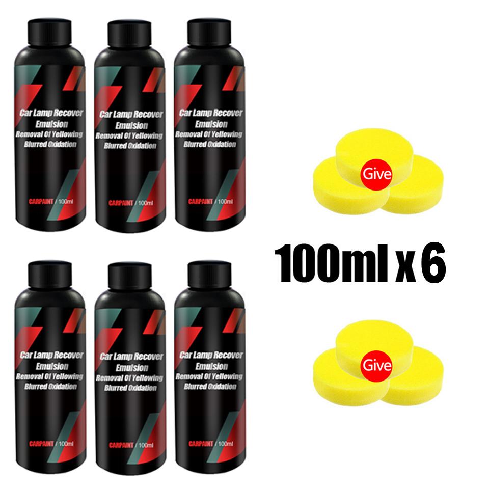 Car Paint Care Refurbish Agent Car Headlight Restoration Polishing Kits Headlamp Repair Kits Car Light Polisher Cleaning Paste