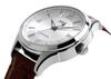 automatic genuine leather sapphire crystal x blue hands x brown crocodile embossed [JIOS] Japanese-made watch, men's, strap, (silver strap)