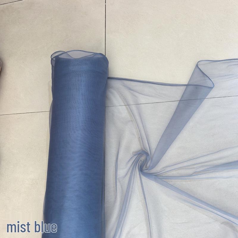 High-Density Swiss Organza Yarn Wedding Decor Fabric: Table Runner, Ceiling Drapes, Chair Sash Props