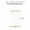 Hanging Photo Display Holder Handmade Multiple Pictures Hangers Picture Frames Wood Splint Picture Board for Home Decoration