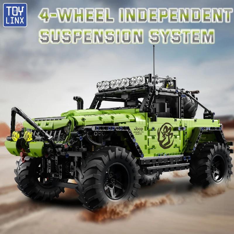 TOYLYNX DIY Moc Off-road Vehicle Building Blocks 1:8 Racing Car Model Toys Gift Children Adult Birthday Christmas Gifts Set